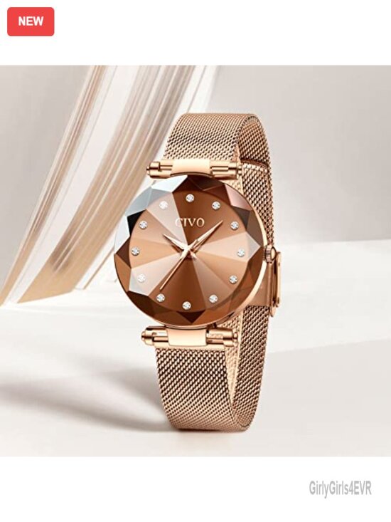 Ultra-Thin Stainless Steel Mesh Strap Quartz Wrist Watch Analog Water Resistant main image 5
